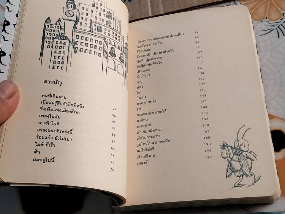 จิ้งหรีดแห่งเมืองสีเทา - ตรัย ภูมิรัตน์ พิมพ์ครั้งแรก พ.ศ 2550 **สินค้าหมด**