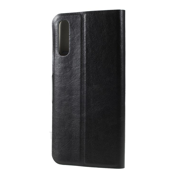 เคส Samsung Galaxy A50 / A50s / A30s #เคสฝาพับหนัง PU ผิวหนังม้าปกเสริมแผ่นเหล็กมีช่องใส่บัตรคุณภาพดี