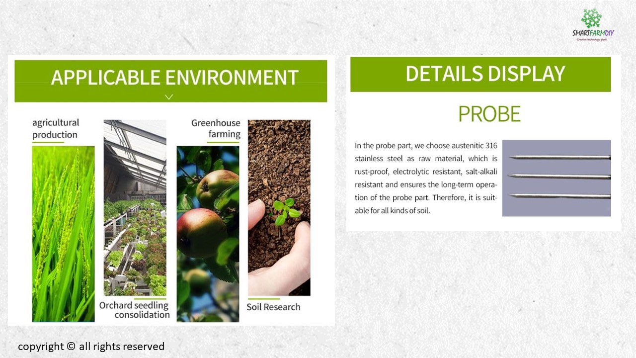 NPK sensor MODBUS RTU485