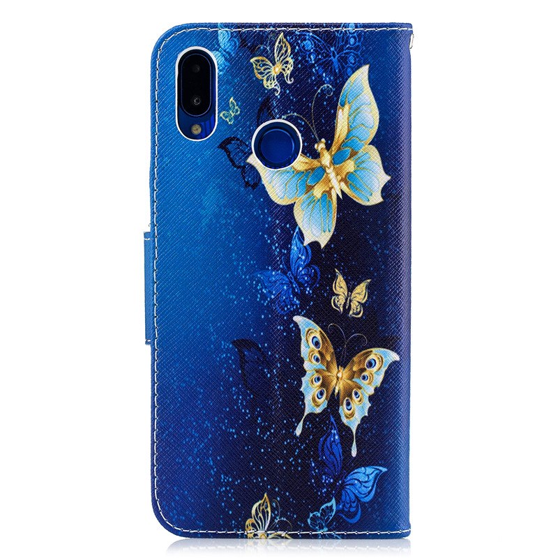 เคส Huawei nova 3i #เคสฝาพับสไตล์กระเป๋าสตางค์พิมพ์ลายสวยๆ Pattern Printing Magnetic Leather