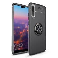 Case Huawei P20 Pro #เคสฝาหลัง TPU Finger Ring Kickstand (แผ่นโลหะแม่เหล็ก)