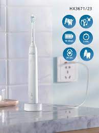Philips® Sonicare 4100 Power Rechargeable Electric Toothbrush ฟิลิปส์ แปรงสีฟันไฟฟ้า แบบชาร์จไฟได้