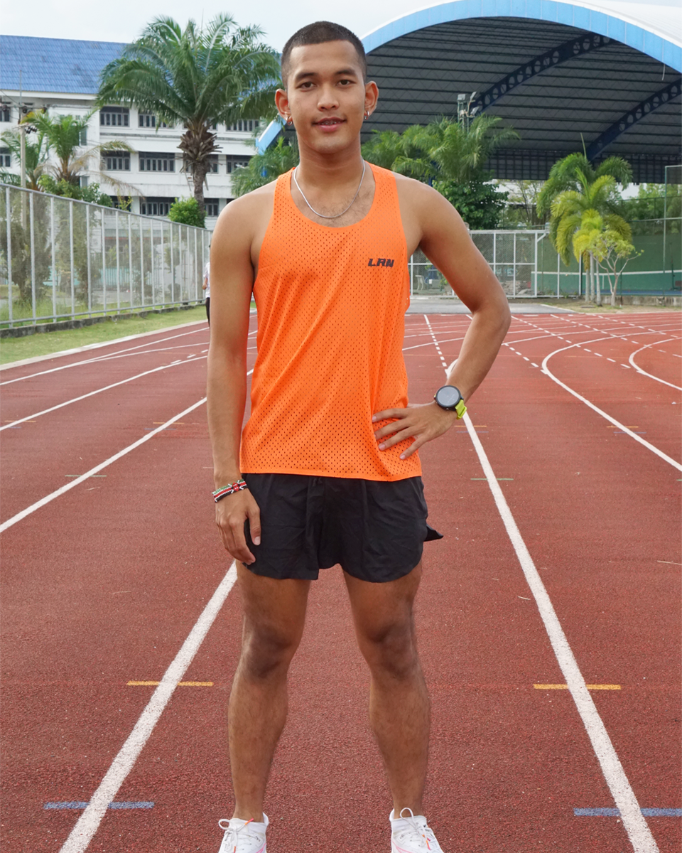 เสื้อกล้ามวิ่ง เสื้อกล้ามออกกำลังกายน้ำหนัก 61 กรัมรูระบายอากาศทั้งตัว เบา แห้งเร็ว (S27)