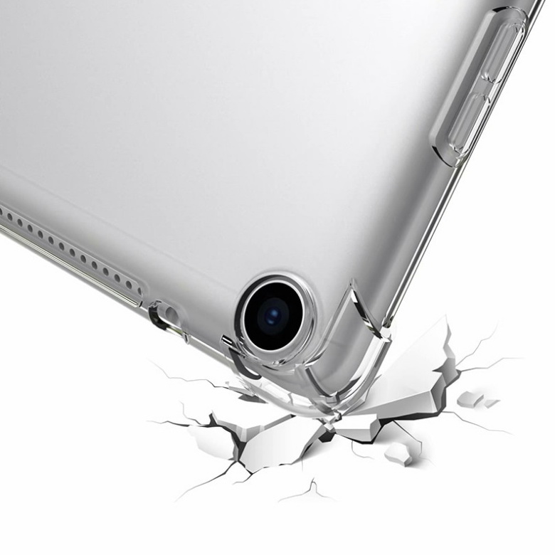 เคส Huawei MediaPad M5 Lite 8 #เคสฝาหลัง TPU ใสออกแบบมุมกันกระแทก Anti-crack TPU Soft Case Shockproof silicone Cover