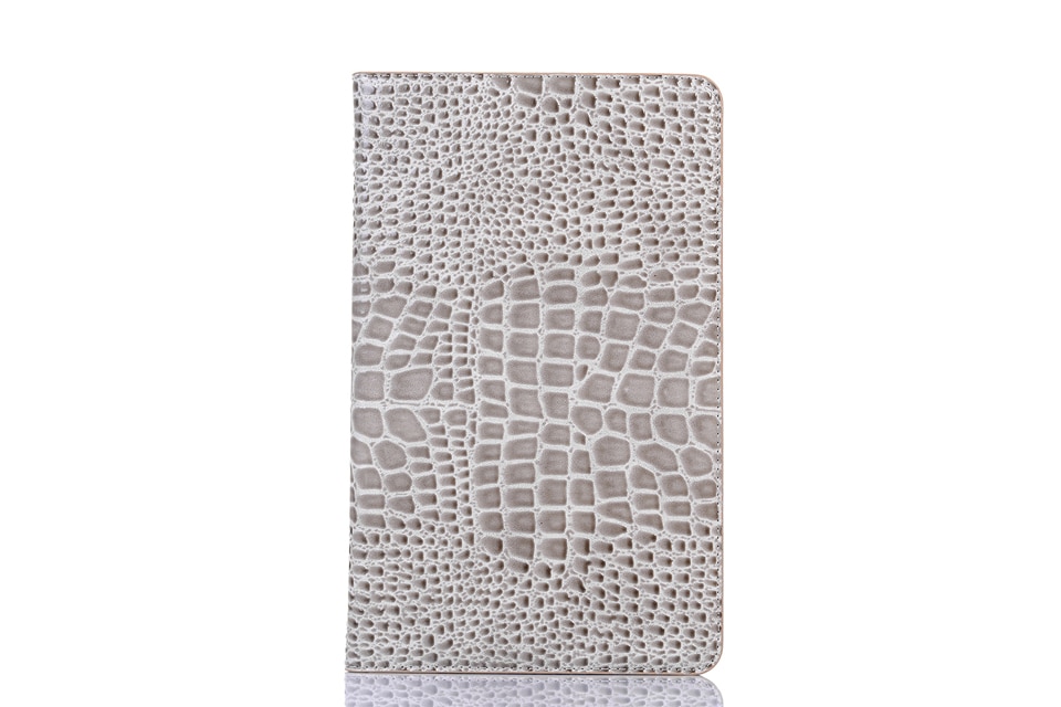 เคส Huawei MediaPad M5 Lite 8 #เคสฝาพับแบบกระเป๋าสตางค์ลายผิวหนังจระเข้ Crocodile Texture