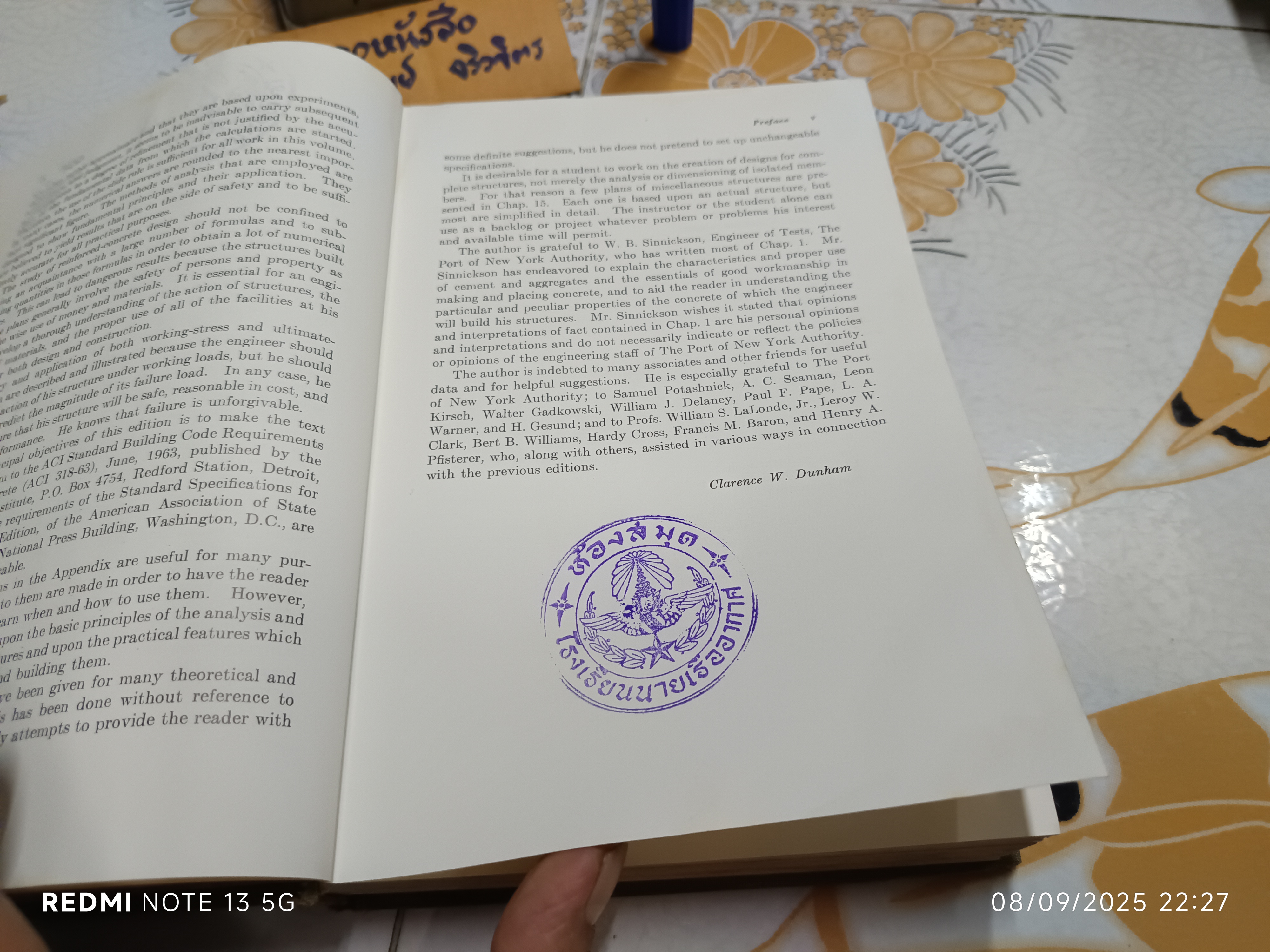 The Theory and Practice of Reinforced Concrete โดย Dunham ,1966 / หนังสือจำหน่ายออกจากห้องสมุด ** มีตราประทับหลายจุด **สินค้าหมด**