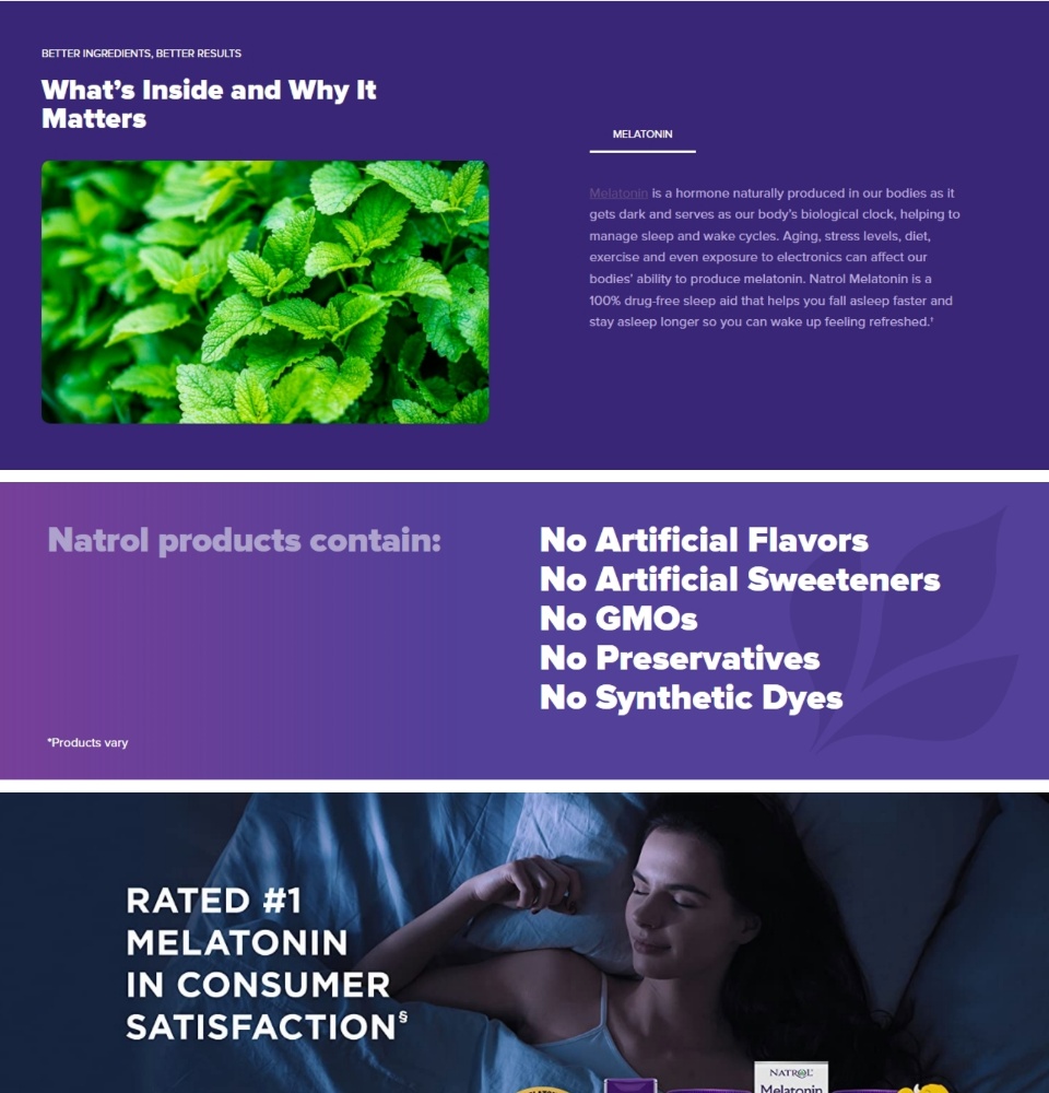 15% Sale!!! EXP.04/2026 (Natrol) Melatonin Time Release เมลาโทนิน นอนหลับ หลับเร็ว หลับสบาย