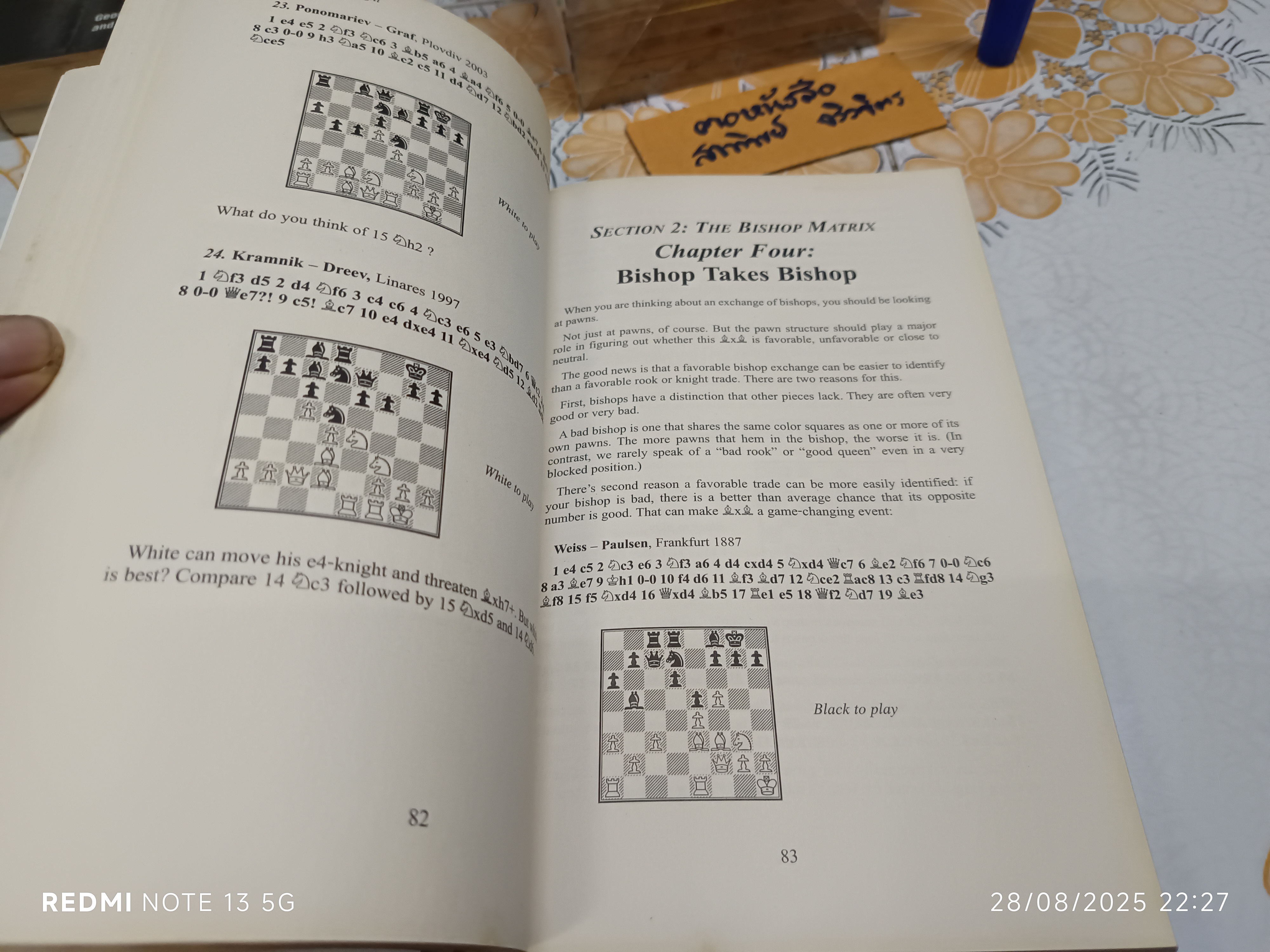 Your Kingdom for My Horse : When to Exchange in Chess เขียนโดย Andrew Soltis