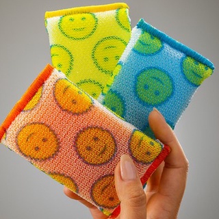 Scrub Daddy® Scour Daddy ArmorTec Mesh Scouring Pad 3 Pack ฟองน้ำอเนกประสงค์ ฟองน้้ำล้างจาน ล้างแก้ว