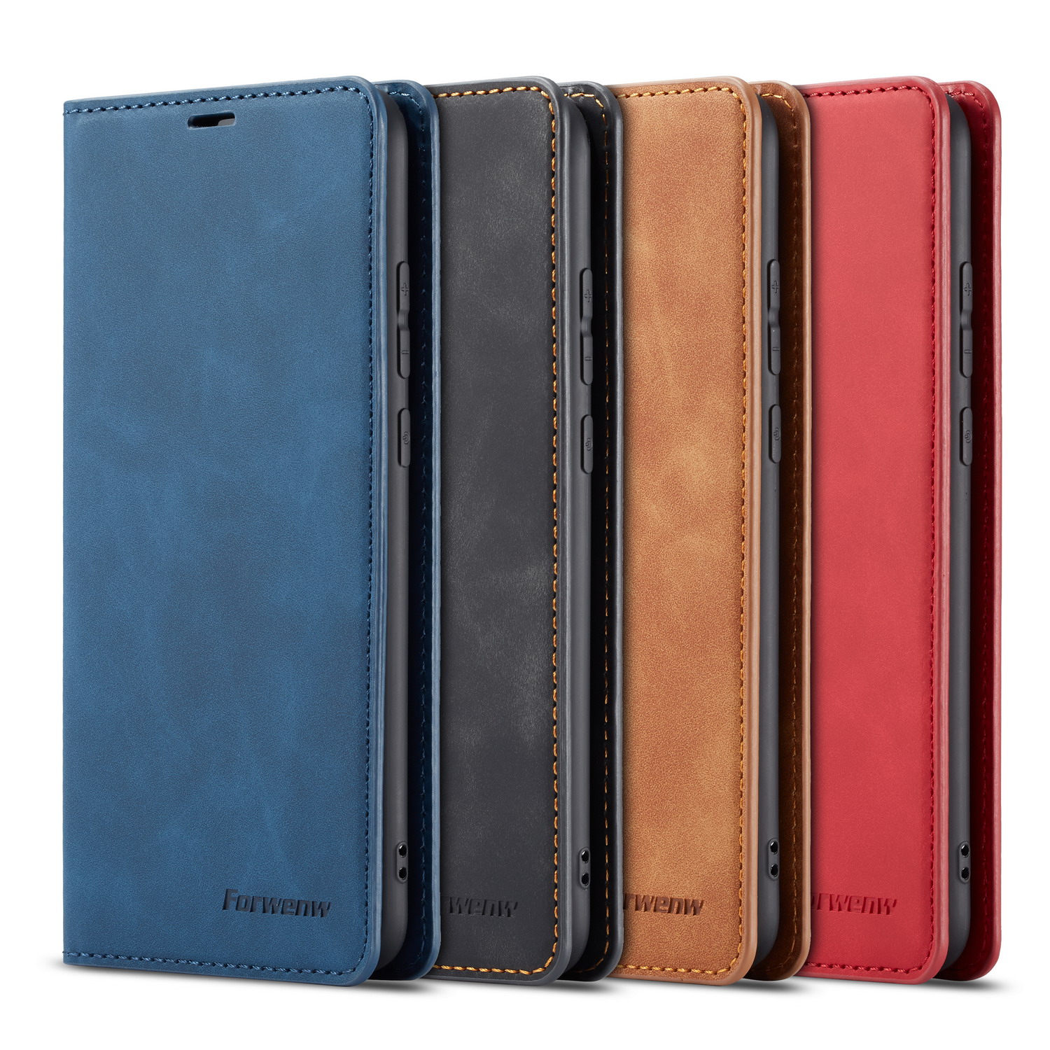 Case Samsung Galaxy A20 / A30 #เคสฝาพับ FORWENW Leather Wallet Case