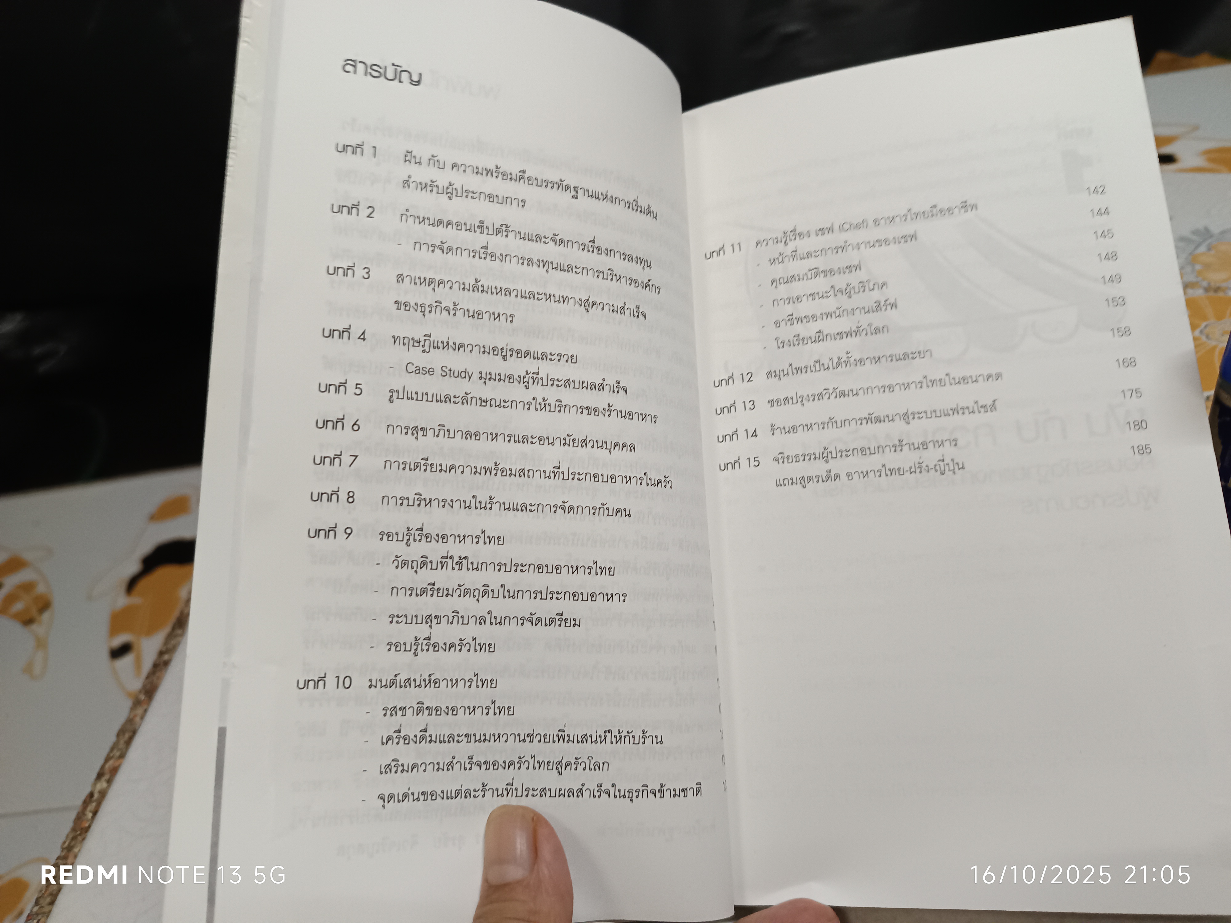 ครบเครื่องเรื่องธุรกิจร้านอาหาร โดย ผศ.ดร.สุรชัย จิวเจริญสกุล พิมพ์ครั้งแรก พ.ศ.2550