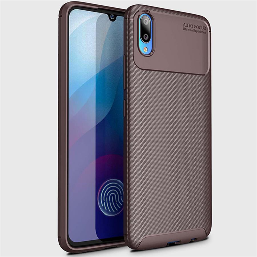 เคส vivo V11 / V11 Pro #เคสฝาหลังนิ่ม Carbon Fiber Anti-drop TPU Protection