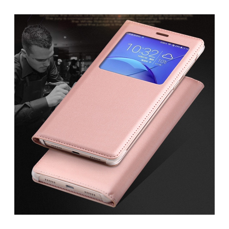 Case Huawei GR5 2017 เคสฝาพับ หนัง PU มีช่องวิว
