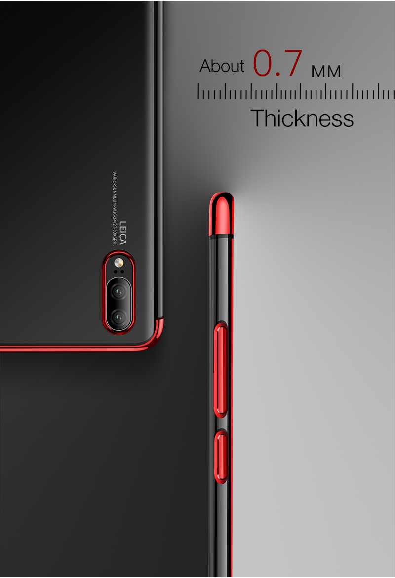 เคส Huawei P20 Pro #เคสฝาหลัง CAFELE Electroplating Soft TPU คุณภาพดี