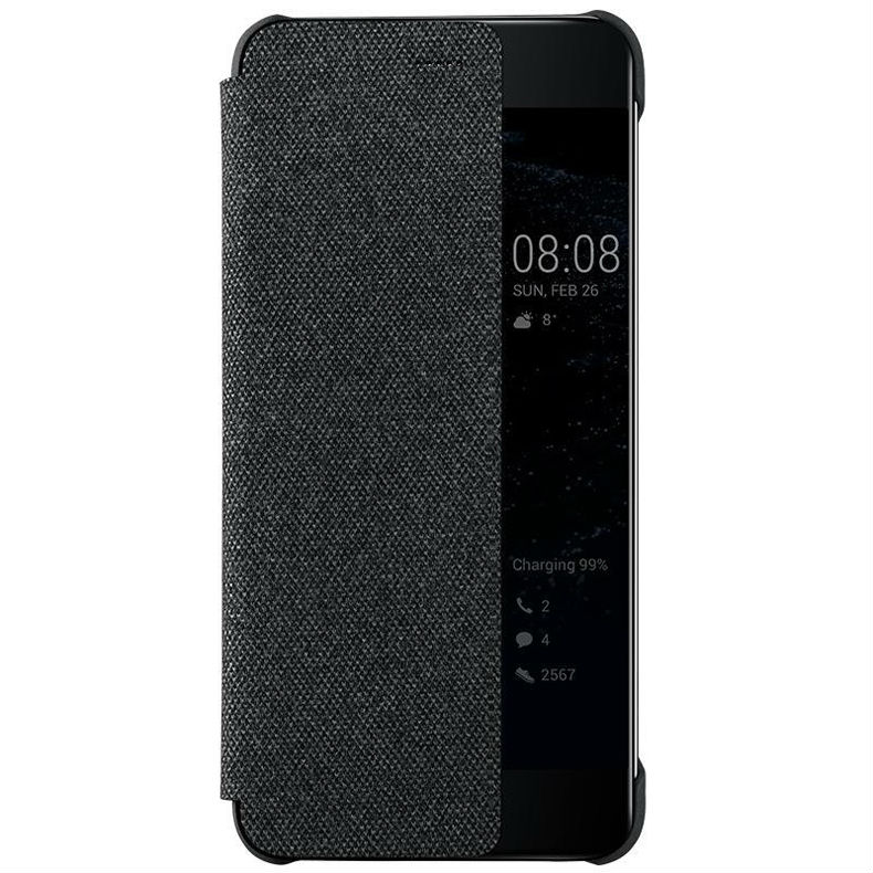 เคส Huawei P10 Plus เคสฝาพับ TPU OEM HUAWEI Side Window Smart Leather