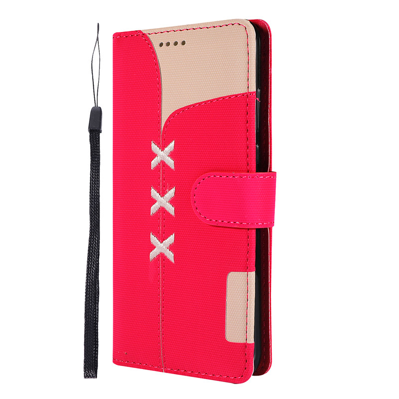 Case Samsung Galaxy A50 / A50s / A30s#เคสฝาพับออกแบบลายเย็บ Embroidery Design Filp Leather Wallet