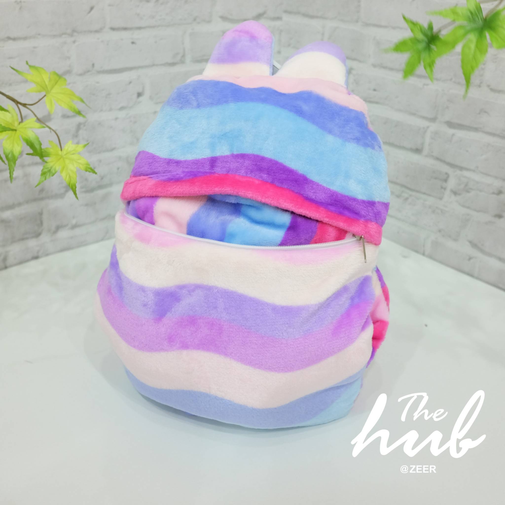 หมอนผ้าห่มคราฟคัลเลอร์ฟูล