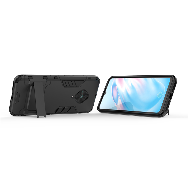 Case Vivo S1 Pro #เคสฝาหลังพลาสติก ไฮบริด TPU + Kickstand