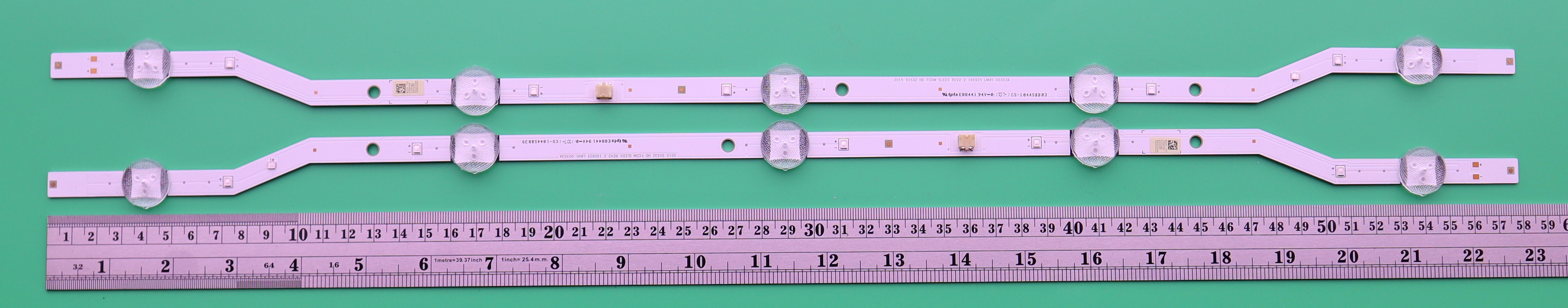 LED BACKLIGHT SAMSUNG UA32J4003AK UA32J4303AK (XS04) 32M4100 HG32A470 HG32AE460 2 PIN LED (5) X 2