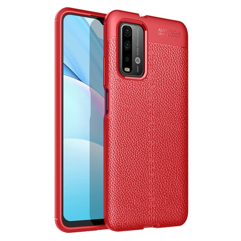 Case Redmi 9T ฝาหลัง TPU #เคสผิวลิ้นจี่ช่วยป้องกันลายนิ้วมือและกันลื่นได้ดี