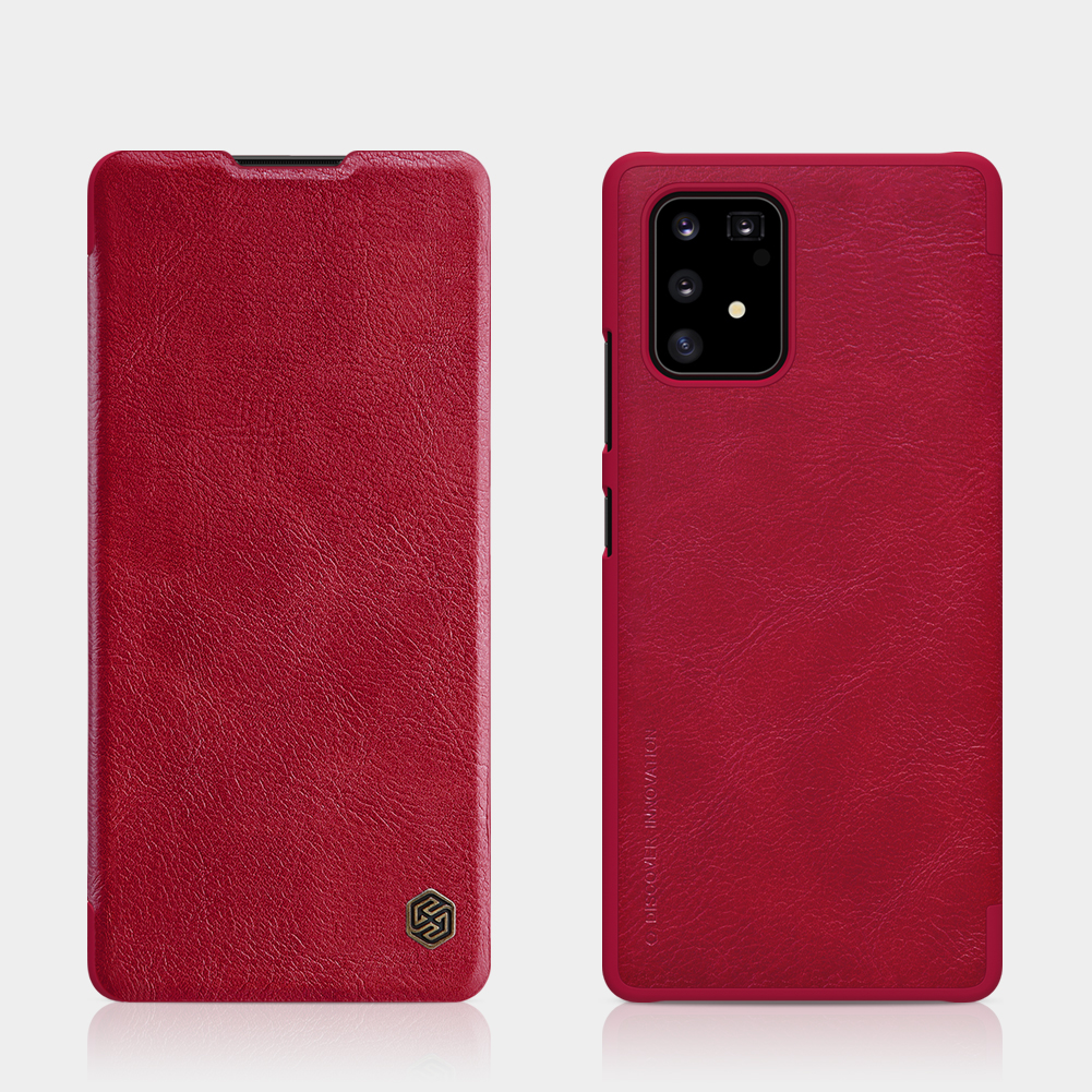 เคส Samsung Galaxy Note 10 Lite #เคสแบบฝาพับ NILLKIN แท้รุ่น Qin Series Card Slot คุณภาพดี