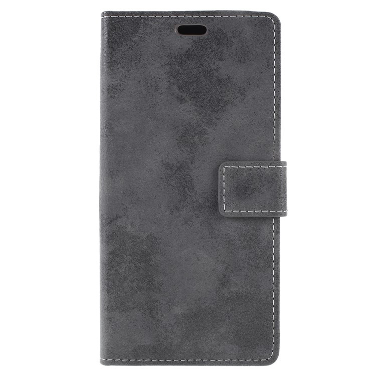 Case Nokia 9 PureView #เคสฝาพับหนัง PU สไตล์ Retro มีช่องเสียบการ์ด