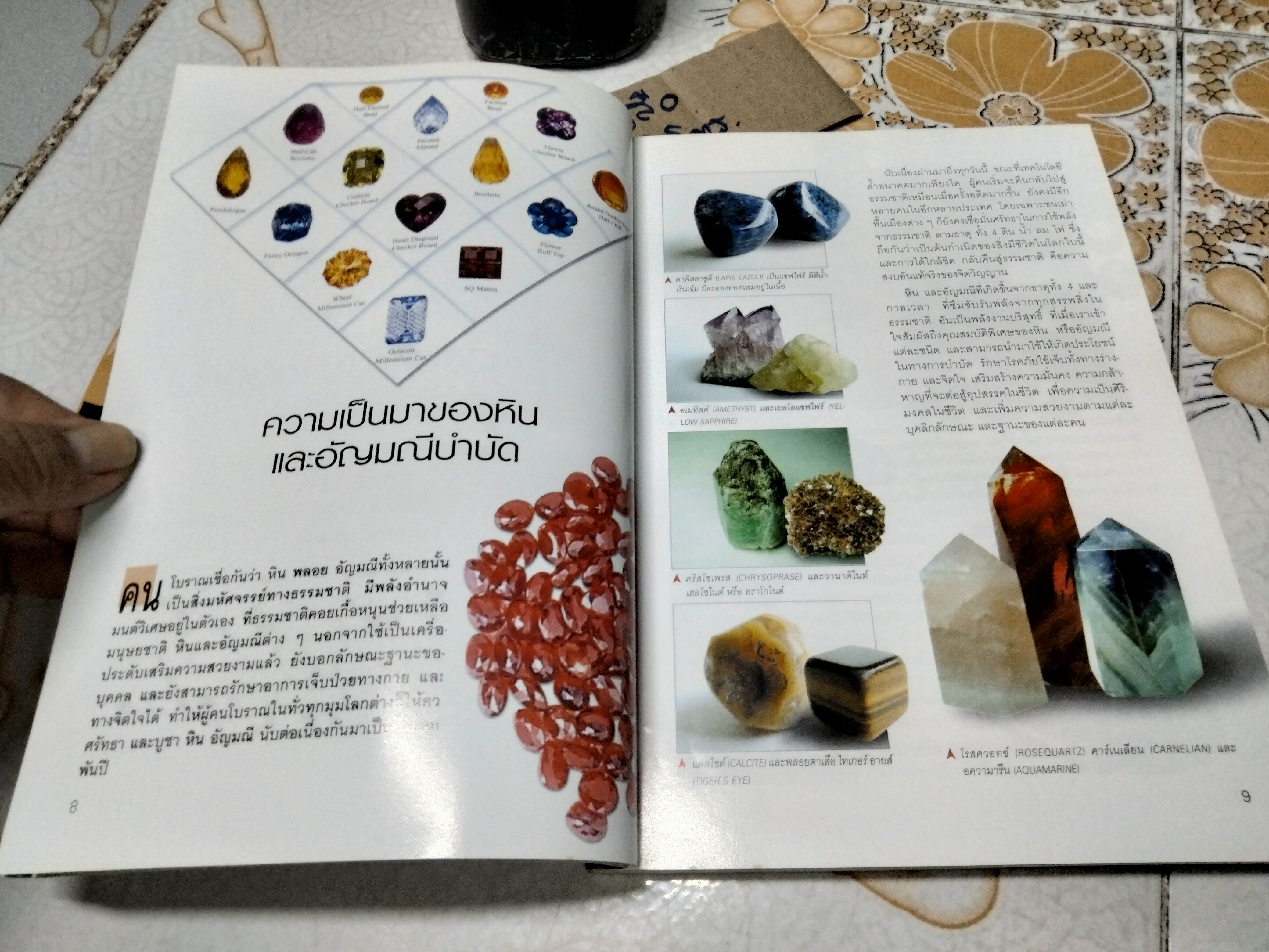 มหัศจรรย์แห่งอัญมณีและหินสี เสริมดวงชะตาเสริมบารมี พลังธรรมชาติบำบัดและรักษาโรค อ.ธัญญา พยากรณ์ /นเรนทร นเรนทรเสนี