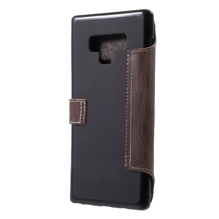 เคส Samsung Galaxy Note 9 #เคสฝาพับแบบกระเป๋าสตางค์หนังแท้ Genuine Leather Wallet