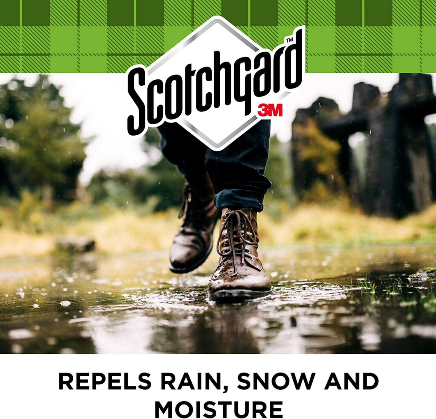 (Scotchgard) 3M Outdoor Water Shield 297g สเปรย์เคลือบกันน้ำ เหมาะสำหรับเสื้อผ้า เต็นท์, เป้, ผ้าใบ, โพลีเอสเตอร์