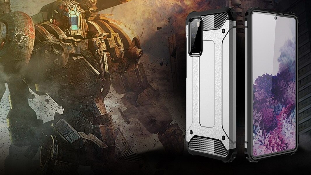 Case Samsung Galaxy S20 FE / S20 FE 5G #เคสฝาหลังเกราะป้องกัน ไฮบริด พลาสติก+TPU Heavy Duty Rugged Hybrid