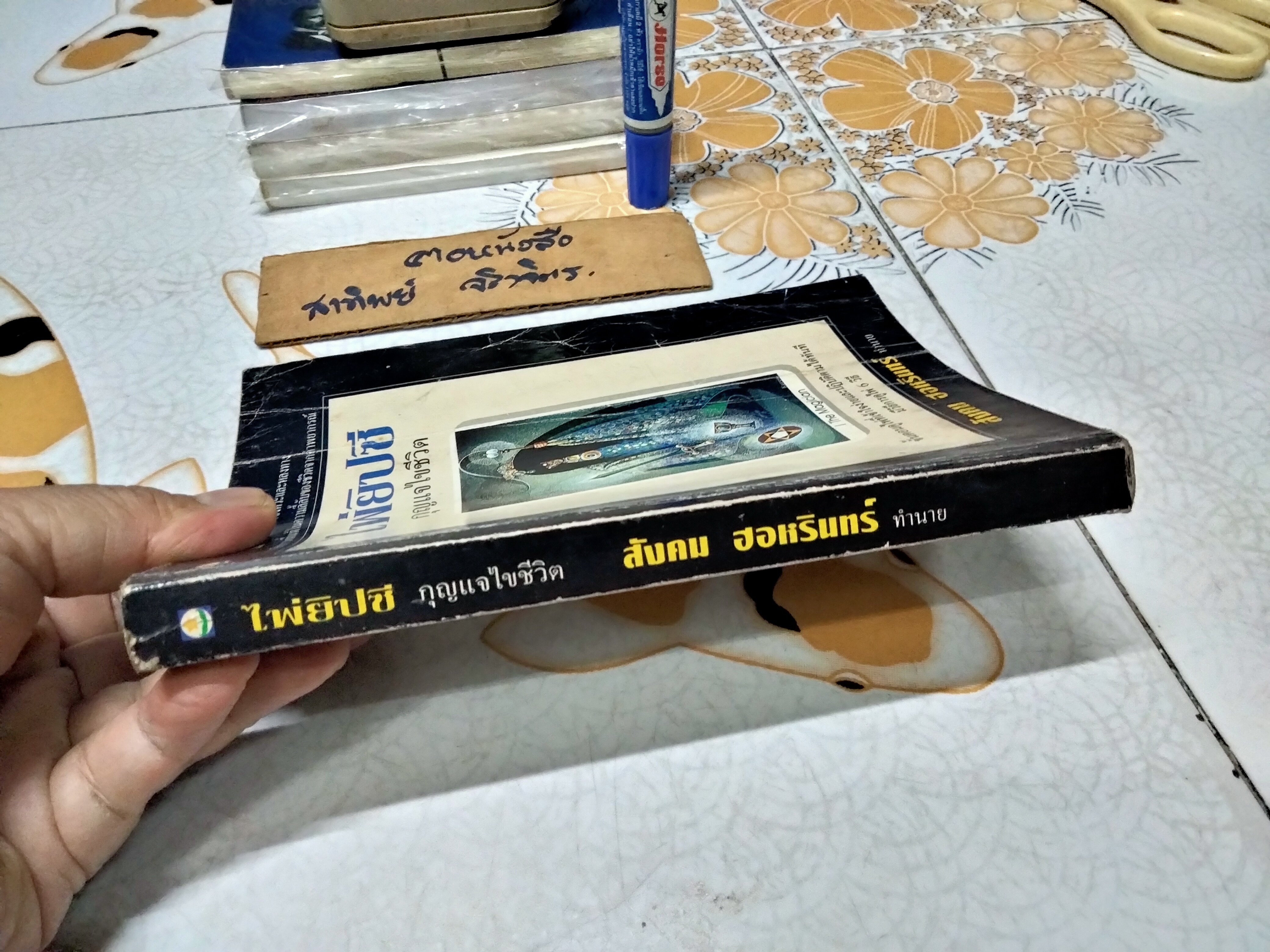 ไพ่ยิปซี กุญแจไขชีวิต โดย สังคม ฮอหรินทร์ พิมพ์ครั้งที่ 4/2538 (สภาพพอใช้) **สินค้าหมด**