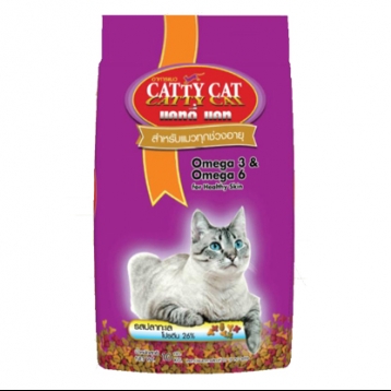 Catty Cat อาหารแมวเม็ด รสปลาทะเล 10kg. FT01