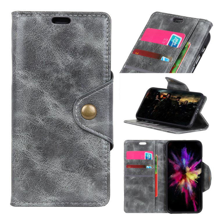 เคส Asus Zenfone Max (M2) ZB633KL #เคสฝาพับแบบกระเป๋าสตางค์หนัง PU Textured PU Leather Wallet