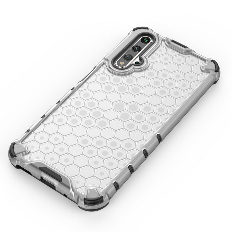 เคส Huawei Nova 5T #(พร้อมส่ง)เคสฝาหลังกันกระแทก Honeycomb Shock Absorber TPU + PC + Silicone Hybrid