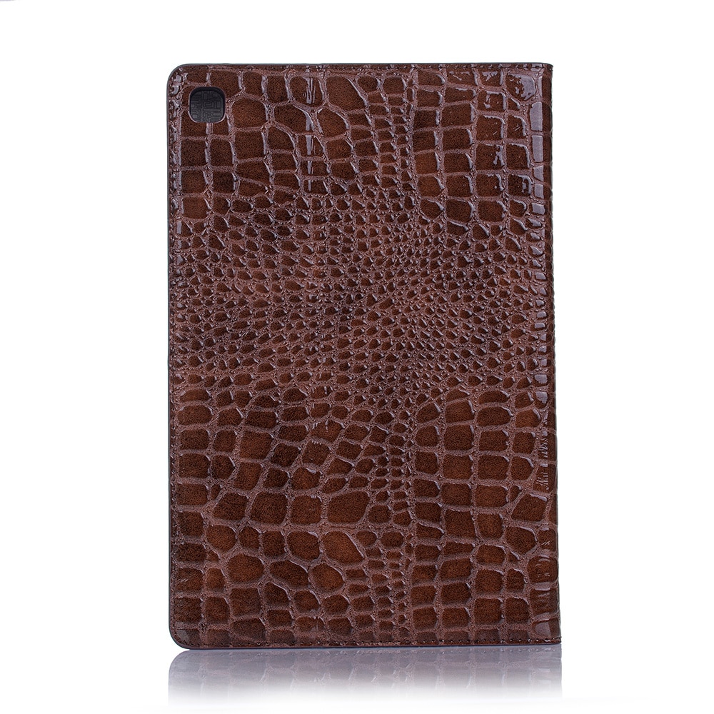 เคส Samsung Galaxy Tab S6 Lite 10.4 SM-P610 P615 P617 #เคสฝาพับแบบกระเป๋าสตางค์ลายผิวหนังจระเข้ Crocodile Texture