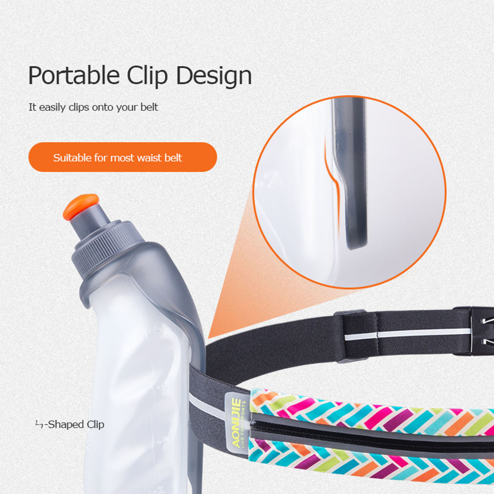 ขวดน้ำวิ่ง พกพา สำหรับเกี่ยวกระเป๋า ขนาด 250ml AONIJIE รุ่น SD06-JP (L02)