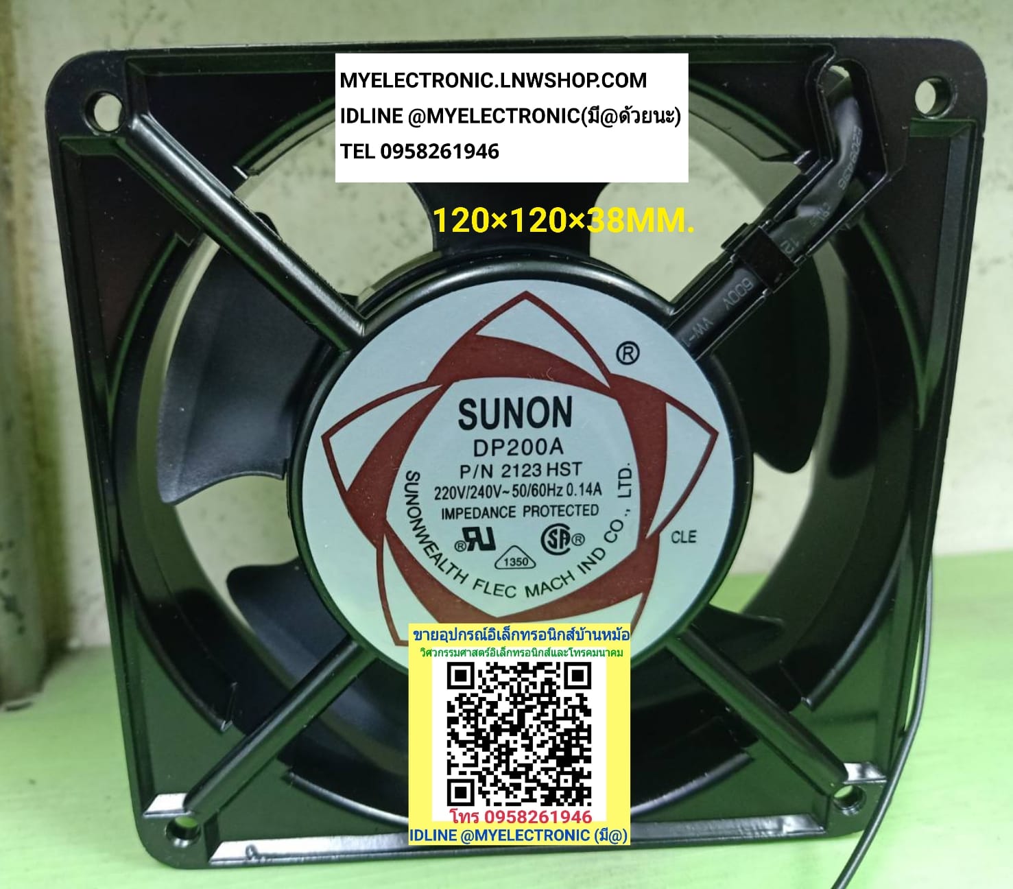 ขาย พัดลม220V0.14A รุ่นDP200A P/N2123HST ชนิดบูธขนาด120×120×38MM. ยี่ห้อSUNON พัดลม 220V0.14A รุ่น DP200A P/N2123HST ชนิดบูธ ขนาด120×120×38MM. ยี่ห้อ SUNON ราคา ตัวละ . . . . หน่วย บาท #FAN , #ยี่ห้อSUNON #ยี่ห้อ #SUNON #N2123HBL , #DP200A, #120X120X38MM.