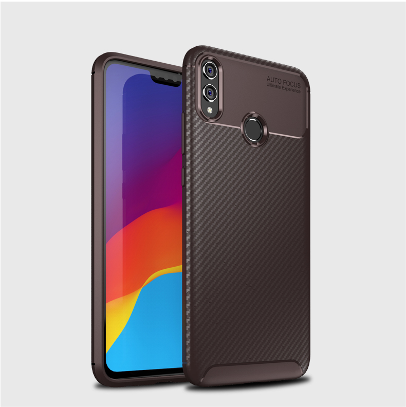 Case Honor 8X #เคสฝาหลัง TPU คาร์บอนไฟเบอร์ Beetle Series Carbon Fiber