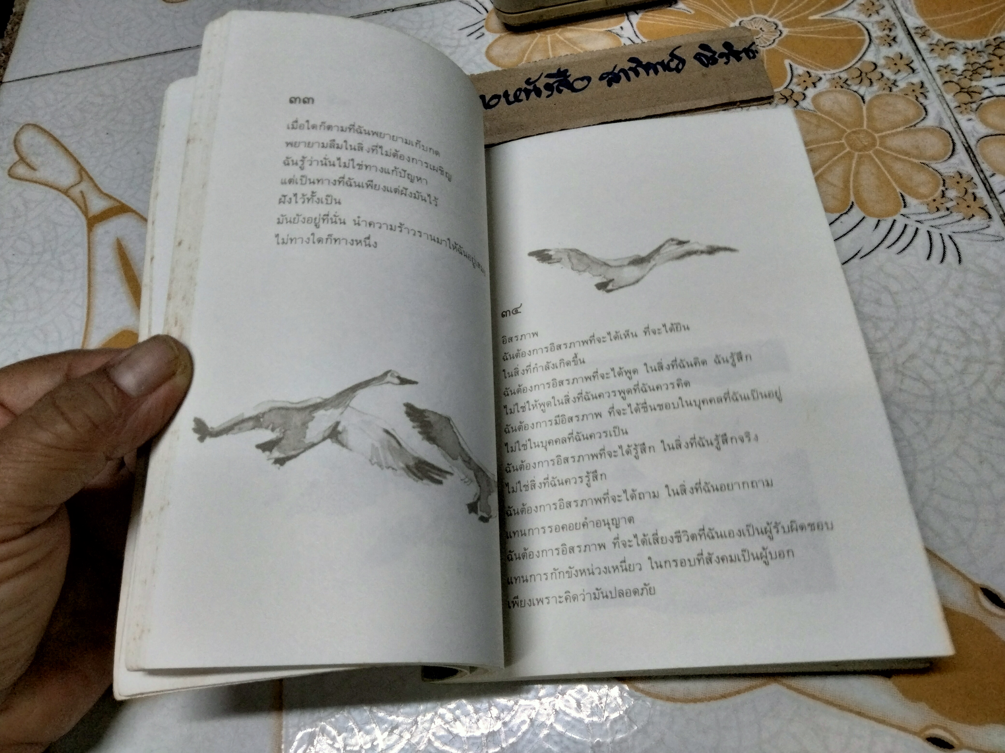 ค้นหาตัวเอง โดย นวลศิริ เปาโรหิตย์ ภาพโดย อดิพร โอภาศชาติ พิมพ์ครั้งที่ 3 สนพ.แสงแดด **สินค้าหมด**