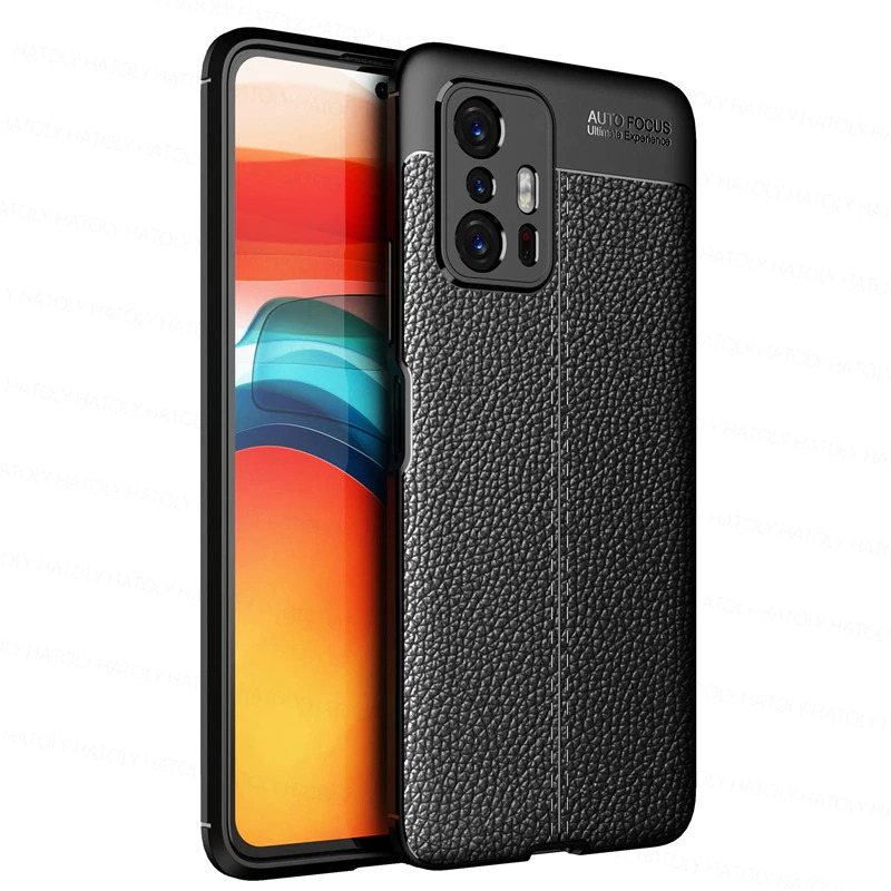 เคส Xiaomi 11T / 11T Pro #เคสฝาหลัง TPU ผิวลิ้นจี่ช่วยป้องกันลายนิ้วมือและกันลื่นได้ดี
