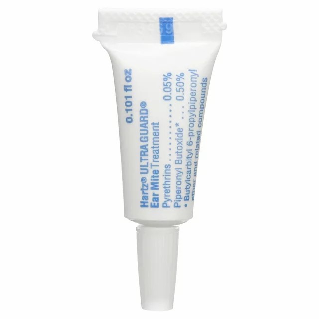 Hartz® UltraGuard Ear Mite Treatment for Cats น้ำยารักษาไรหูสำหรับแมว มีส่วนผสมของว่านหางจระเข้