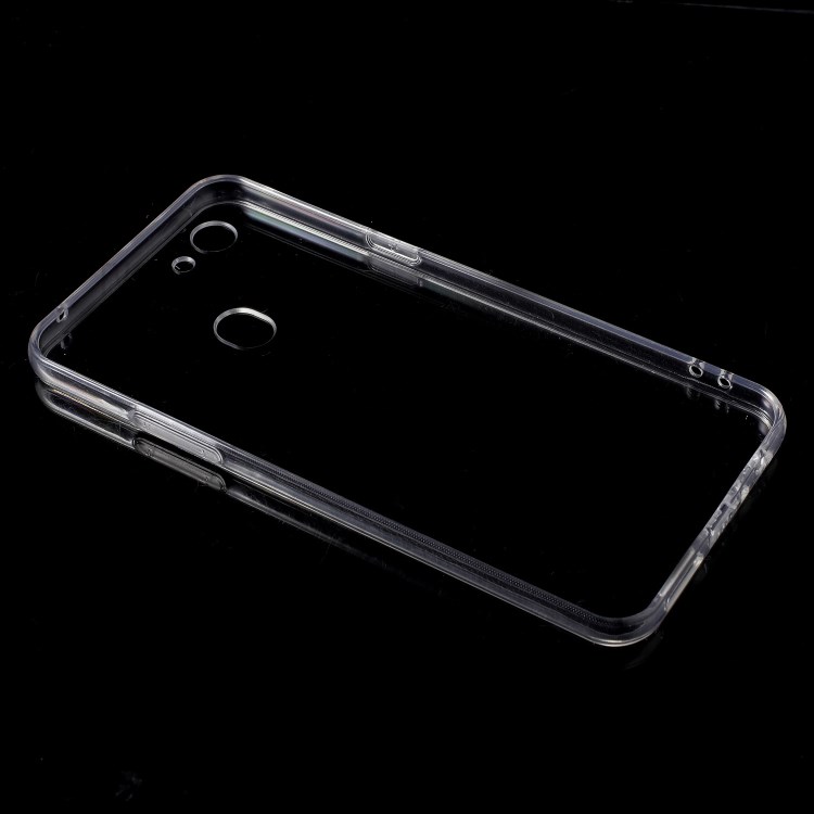 Case OPPO F5 / A73 #เคสฝาหลังคริสตัลอะคริลิคใส + TPU Hybrid Back Case - สีโปร่งใส