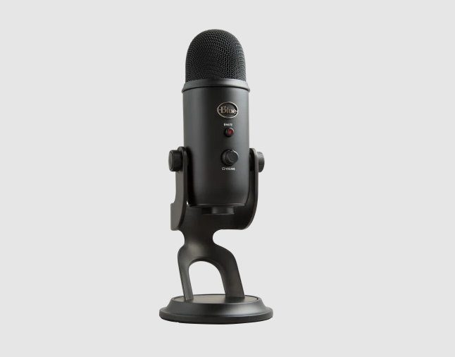 Logitech® Blue Yeti Premium USB Microphone, Black ไมโครโฟน USB รูปแบบ 4 ขั้ว เสียงระดับสตูดิโอ