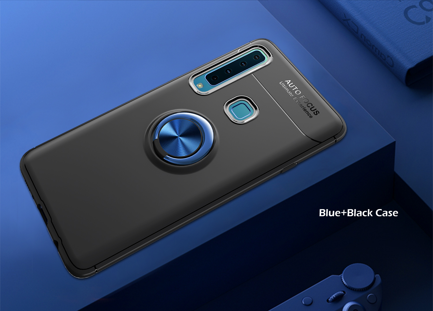 Case Samsung Galaxy A9 (2018) TPU #เคสฝาหลังมีแหวนสวมนิ้ว Finger Ring Kickstand (Built-in แผ่นโลหะ)