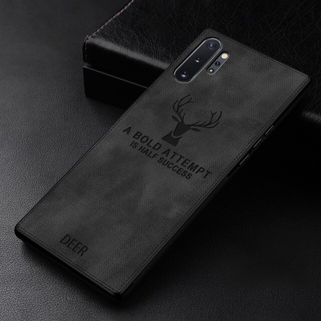 Case OPPO Reno 4 4G#เคสฝาหลังเคลือบผิวผ้า PC + TPU Retro Velvet Cloth Coated