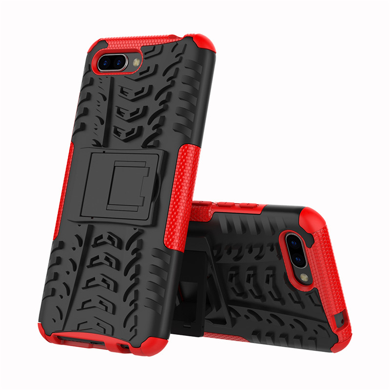 Case Honor 10 #เคสฝาหลังพลาสติกแข็งแข็งรูปแบบยางรถยนต์ Hybrid PC+TPU