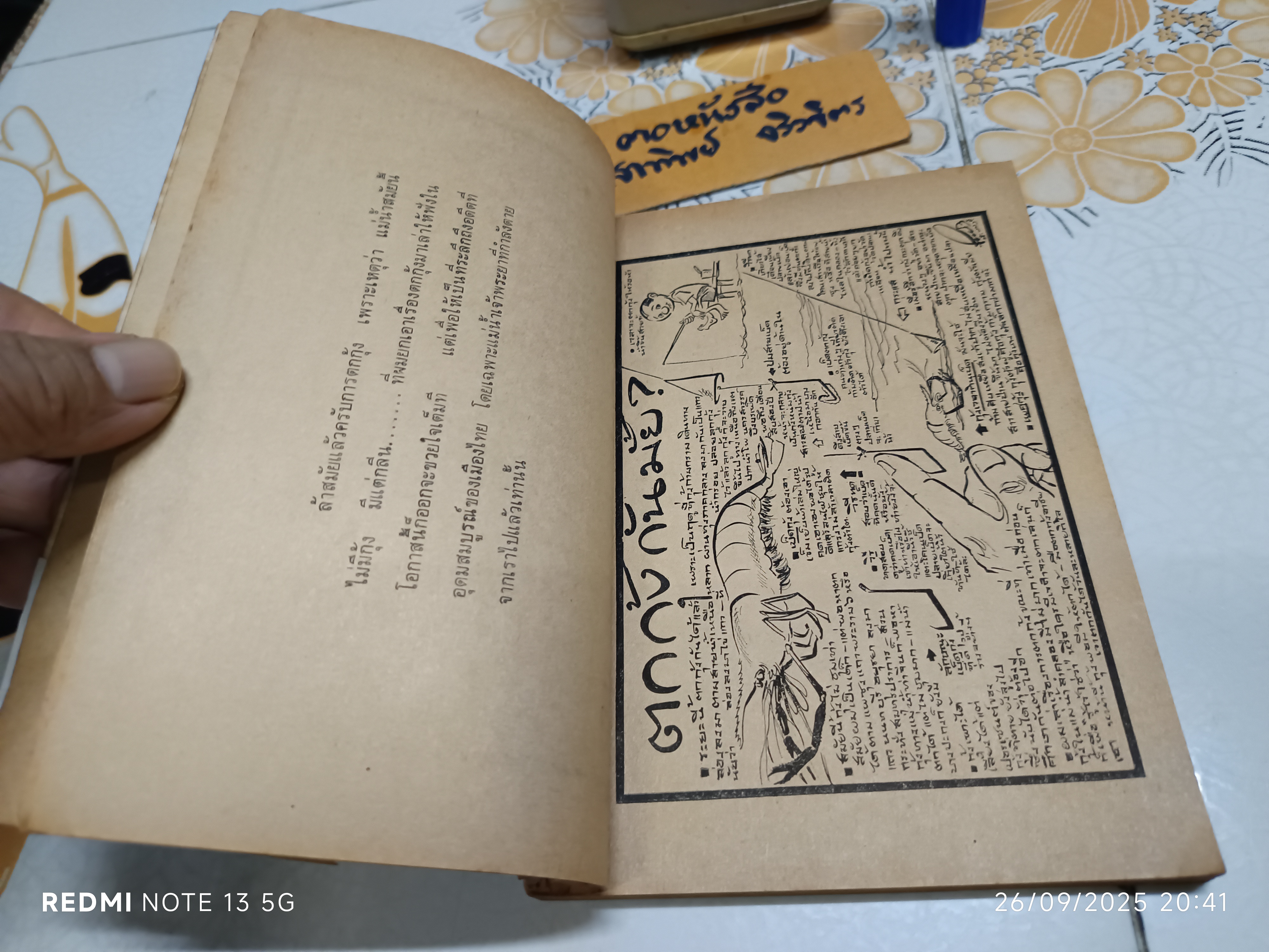 ขบวนการแก้จน เล่ม 6 โดย ประยูร จรรยาวงษ์ , พิมพ์ปีพ.ศ 2520 **มีรอยมอดกินหนังสือ ช่วงล่าง