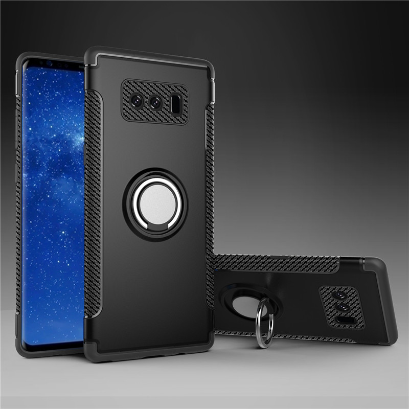 เคส Samsung Galaxy Note 8 N950 #เคสฝาหลัง Holder Kickstand TPU + PC Comboสวยงามทันสมัย