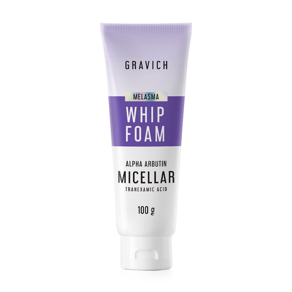 Gravich Melasma Corrective Whip Foam 100 g. วิปโฟม ไมเซลล่า ทำความสะอาดเครื่องสำอาง ผิวหมดจด
