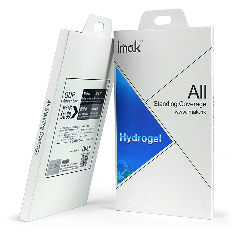 ฟิล์มกันรอย Nokia 8 แบบเต็มหน้าจอ IMAK Soft Hydrogel Soft Protector มี 2 แผ่น